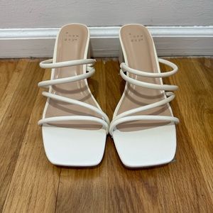 Women’s Blakely Mule Heels - A New Day (Light Beige)